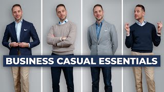 The ULTIMATE Business Casual Capsule Wardrobe  15 Menswear Wardrobe Essentials [upl. by Braasch]