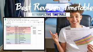 How to make THE BEST REVISION TIMETABLE  GCSE STUDENTS [upl. by Prebo]