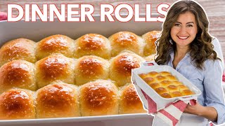 The Best Fluffy DINNER ROLLS Recipe [upl. by Eneleh]