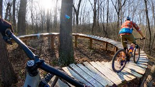 The BEST trails in Bentonville  Mountain Biking Coler Preserve in Arkansas [upl. by Breger]