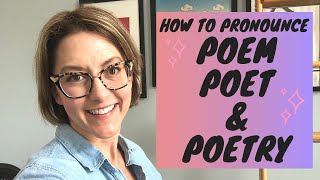 Learn to Pronounce POEM POET POETRY  American English Pronunciation Lesson learnenglish [upl. by Rowell]