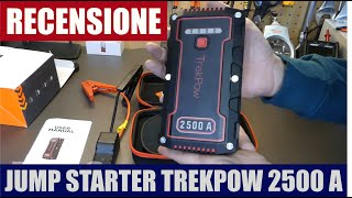 Avviatore di emergenza Jump Starter Trekpow 2500A 18000 mAh [upl. by Niassuh]