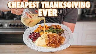 A Whole Thanksgiving Dinner for 35 Dollars  But Cheaper [upl. by Ranite]