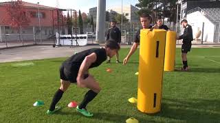 PLAQUAGE  CENTRE DE FORMATION  PROVENCE RUGBY  SKILLS RUGBY [upl. by Ellerahc]