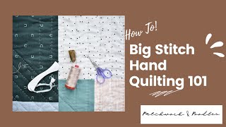 Hand Quilting 101 [upl. by Katonah618]